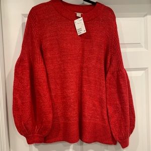 Red sweater- BRAND NEW